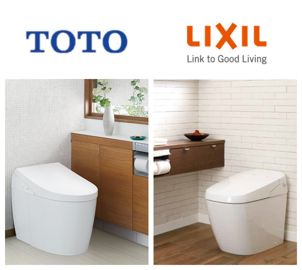 トイレ TOTOとLIXILの比較【PART1】トイレリフォームでお困りの方へ ネオレスト サティス
